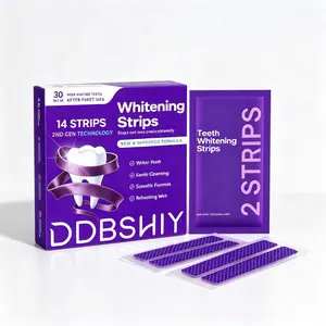 14 Pairs of Teeth Whitening Strips, TeethWhitening Strips,Purple Tooth Whitening,Tooth Stain Treatment,Combining Whiteningand Colour Correction