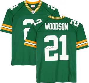 Charles Woodson Green Bay Packers Autographed Mitchell and Ness Purple Replica Jersey - Fanatics Authentic Certified