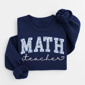 Math Teacher Sweatshirt: Unisex Crewneck Jumper - Educational Gift