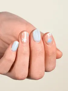 Hey, Daisy Days - Semi Cured Gel Nail Strips, No LED Lamp Required