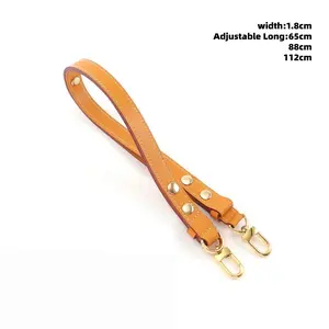 Genuine Leather Adjustable Bag Strap for Luggage & Bags Accessories