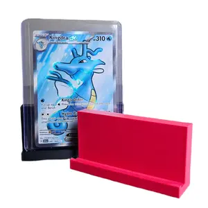 10 Pack 3D Printed Card Stand PLA Material - Perfect for Toploaders Sleeved & Raw Cards - Multiple Colors - Great Gift for Collectors - Minimalist Design