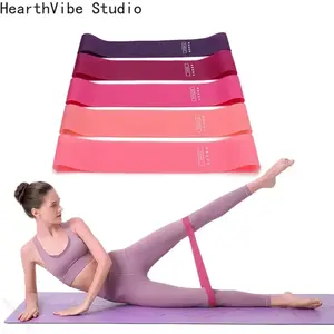 Portable Durable Stretching Rubber Resistance Bands, Flexible Gym Stuff for Women’s Yoga, Pilates, Gym Clothes Women Strength Training
