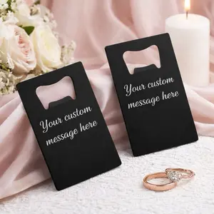 Signature Card Bottle Opener – Custom Engraved with Personalized Message for Unique Gifts