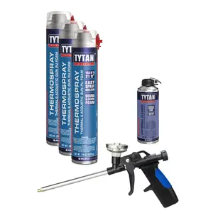 TYTAN Thermospray Spray Foam Insulation Kit 29 oz (3 Pack) for Insulation & Air Sealing