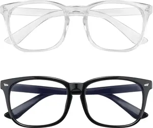 2 Pack Blue Light Blocking Glasses for Men and Women – Anti Eyestrain Bluelight Eyeglasses
