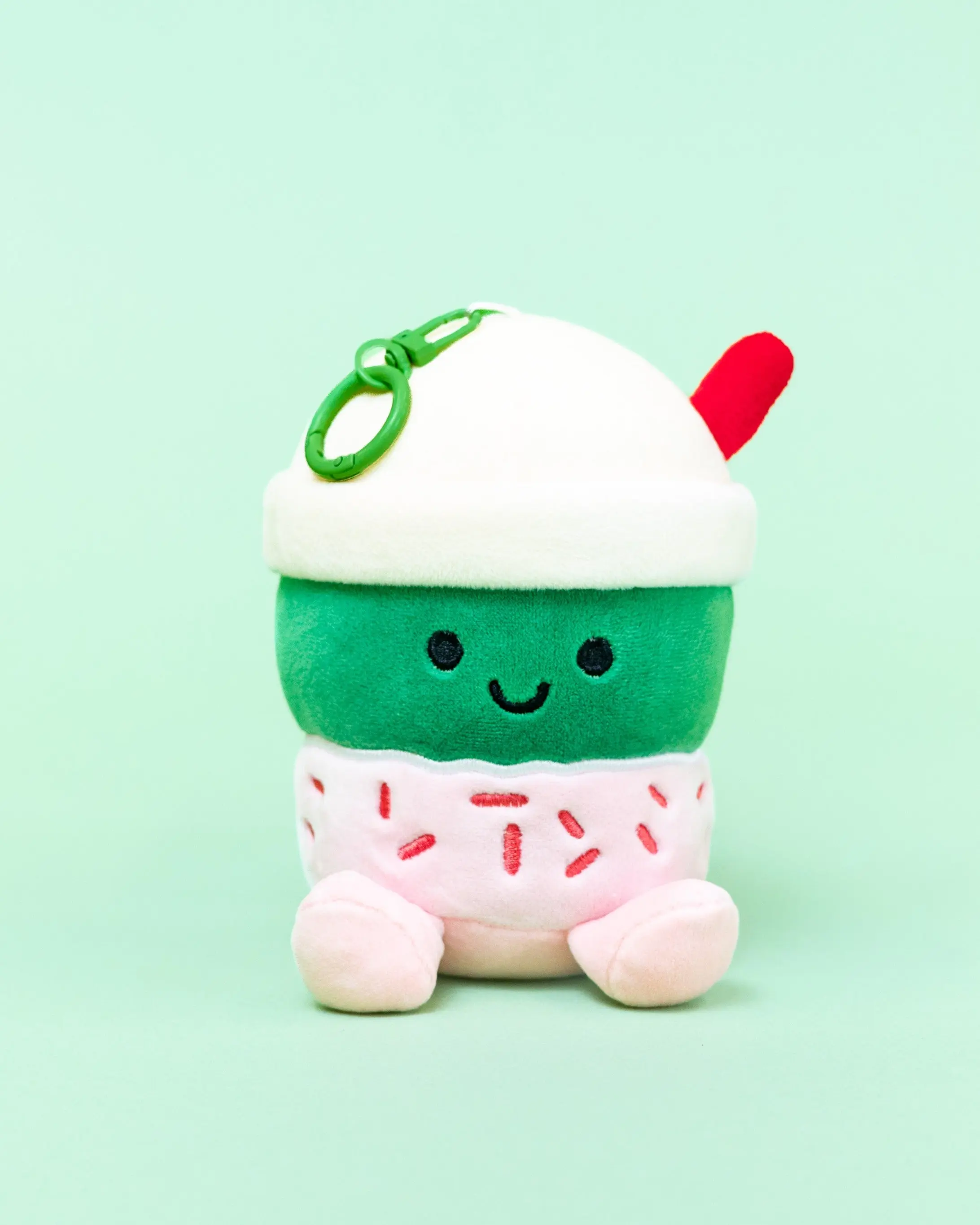 Strawberry Matcha Plush: Boba Tote