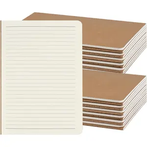 24 Pack A5  Notebooks Bulk, 8.15x5.5 Inches Lined Paper Journaling Notebooks, Notebooks for Work, Composition Notebooks for School, Journal Notebooks for Office, 60 Pages