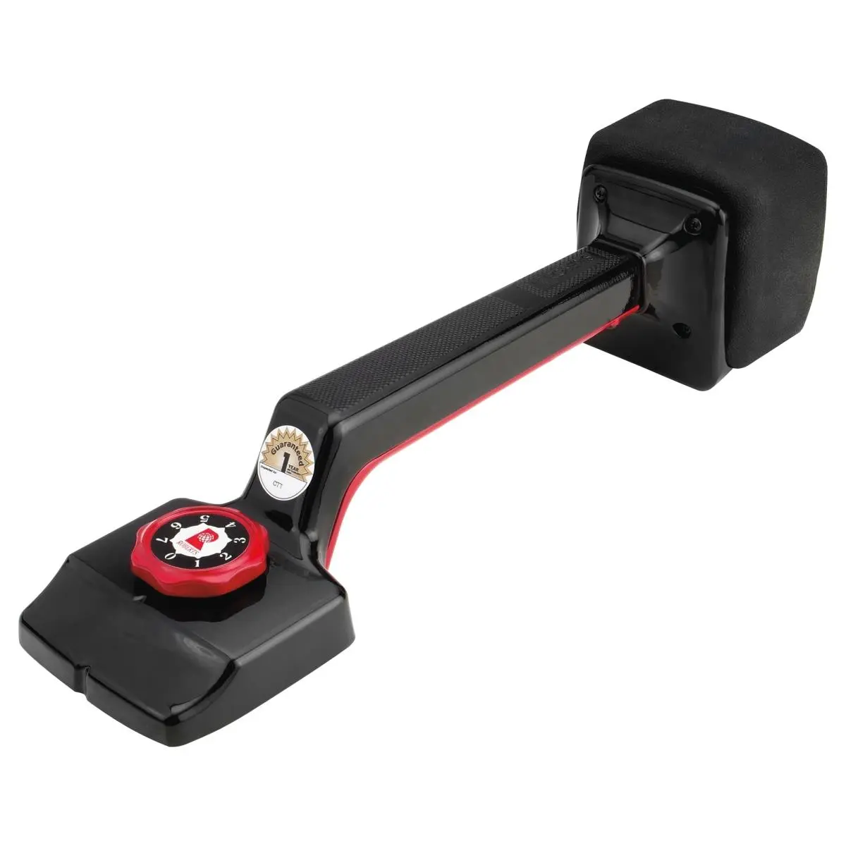 Kicker 10-422BK Deluxe Carpet Knee Kicker, High Profile Aluminum Body with Black Anti-Slip Grip, Adjustable 17.5-21.5 in for Carpet Installation & Power Stretching, Power Stretcher, Lightweight, Bumper Pad, Durable