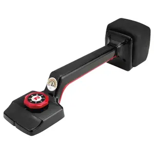 Roberts 10-422BK 17.5-21.5 in. Deluxe High Profile Carpet Knee Kicker with Extra Thick Bumper, Black