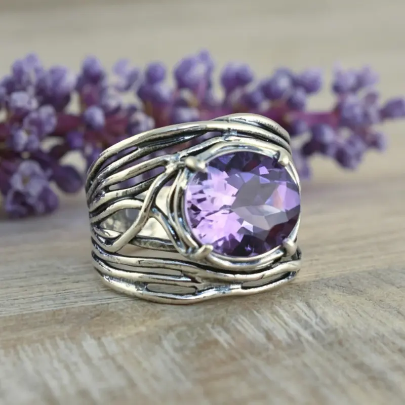Vintage Worn Vine Rhinestone Ring for Women, Simple and Unique Party Vacation Gathering Ring, Elegant Jewelry Accessory, Witchy Jewelry, Rhinestone Decor Ring, Boho Style Rings, Beautiful Rings