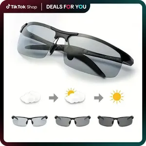 Paleshy Classic Polarized Sunglasses for Men UV400 Protection Anti-Glare Square Frame Unisex Design Ideal for Driving Outdoor Activities Zero Slip Glare-Free Vision Lightweight Durable Frame Integrated Nose Pad Gift Package