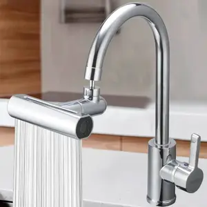 360° Rotatable Kitchen Faucet, Durable and Sturdy Modern Waterfall Kitchen Faucet, Kitchen Sink Extension Faucet, Vegetable & Fruit Washing Faucet