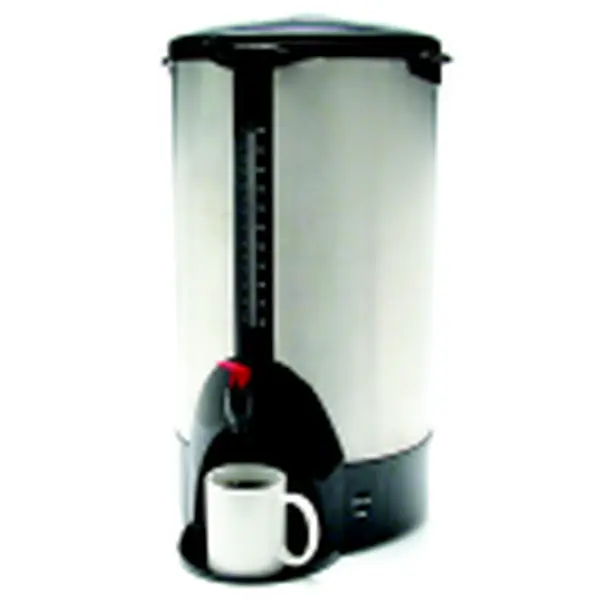 Coffee Pro Stainless Steel Functional Commercial Coffee Urn & Maker - 100 Cup Size, Ideal for Office Use