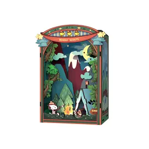 Hands Craft | Peanuts Snoopy’s Beagle Scouts | DIY Miniature Book Nook Kit