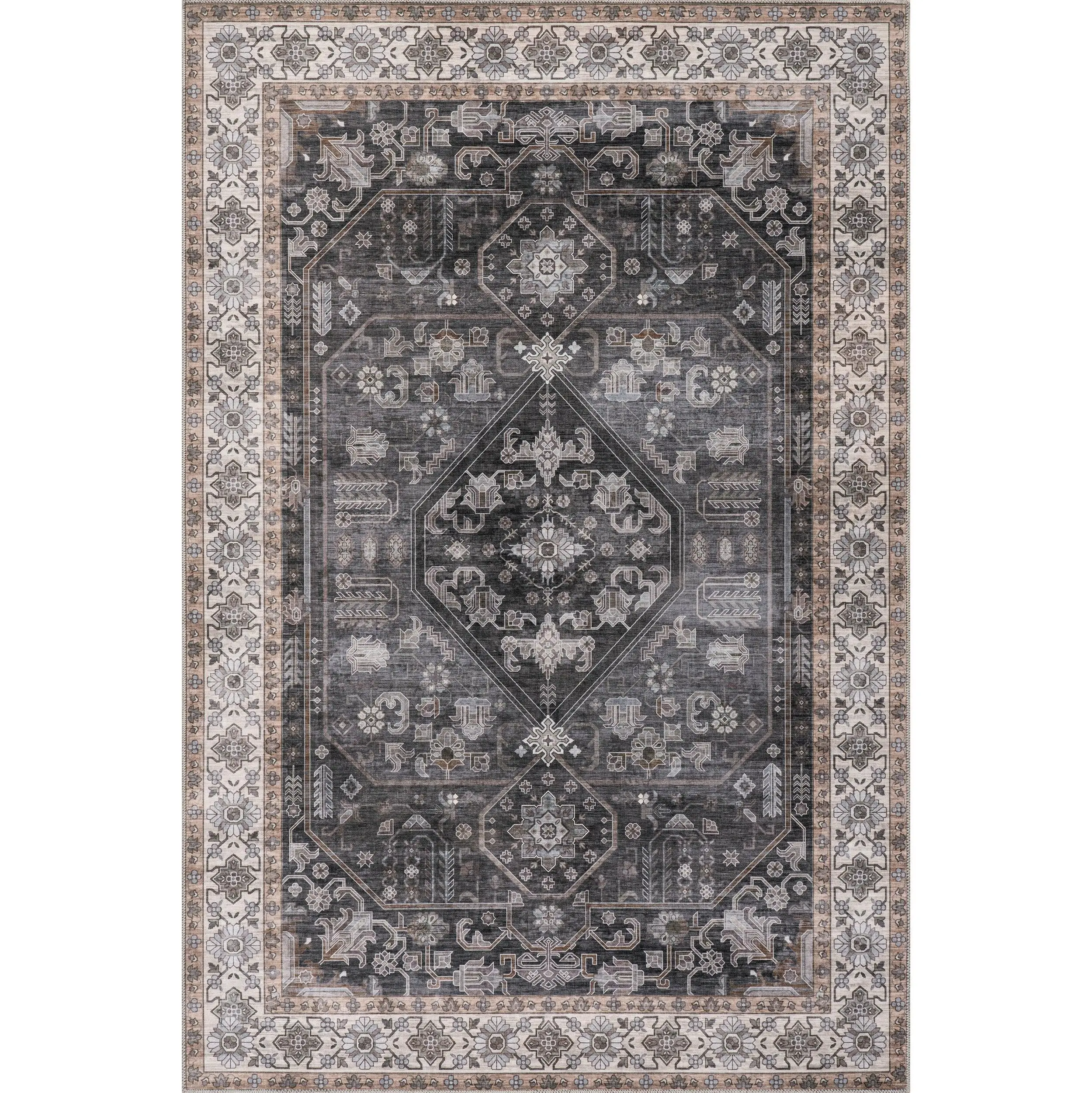 Kalaya SplashGuard Machine Washable Area Rug, Durable Indoor Entryway Rug for Entryway Use, Indoor Entryway Rugs