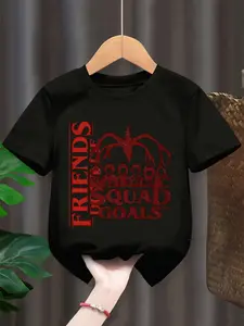 Summer T-Shirt Stranger Things Cartoon Print, Breathable Skin-Friendly Casual Comfort, Outdoor Fashion Unisex Kids, Latest Design