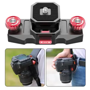 Universal metal camera backpack mount, compatible with Insta, DJI, and GoPro