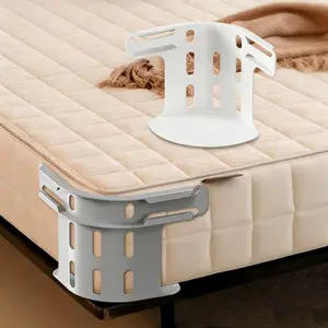 4pc Invisible Sheet Fasteners, Safety Mattress Straps, Sheet Grippers Straps, Sheet Holder Straps, Fits All Bed Sizes, Easy Installation, Durable Non-Slip, Secure Grip, Durable Bedding Accessories, Dorm Room Accessories