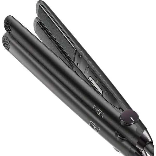 TYMO Flat Iron Hair Straightener and Curler 2 in 1 with 10s Fast Heating, 1 Inch Professional Straightening Curling Iron with 32 Adjustable Temp and Automatic Shut Off, Matte Black