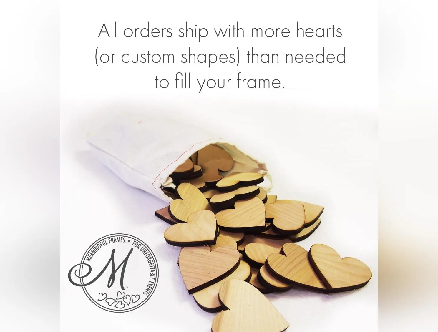 Heart Drop Box Guest Book Frame