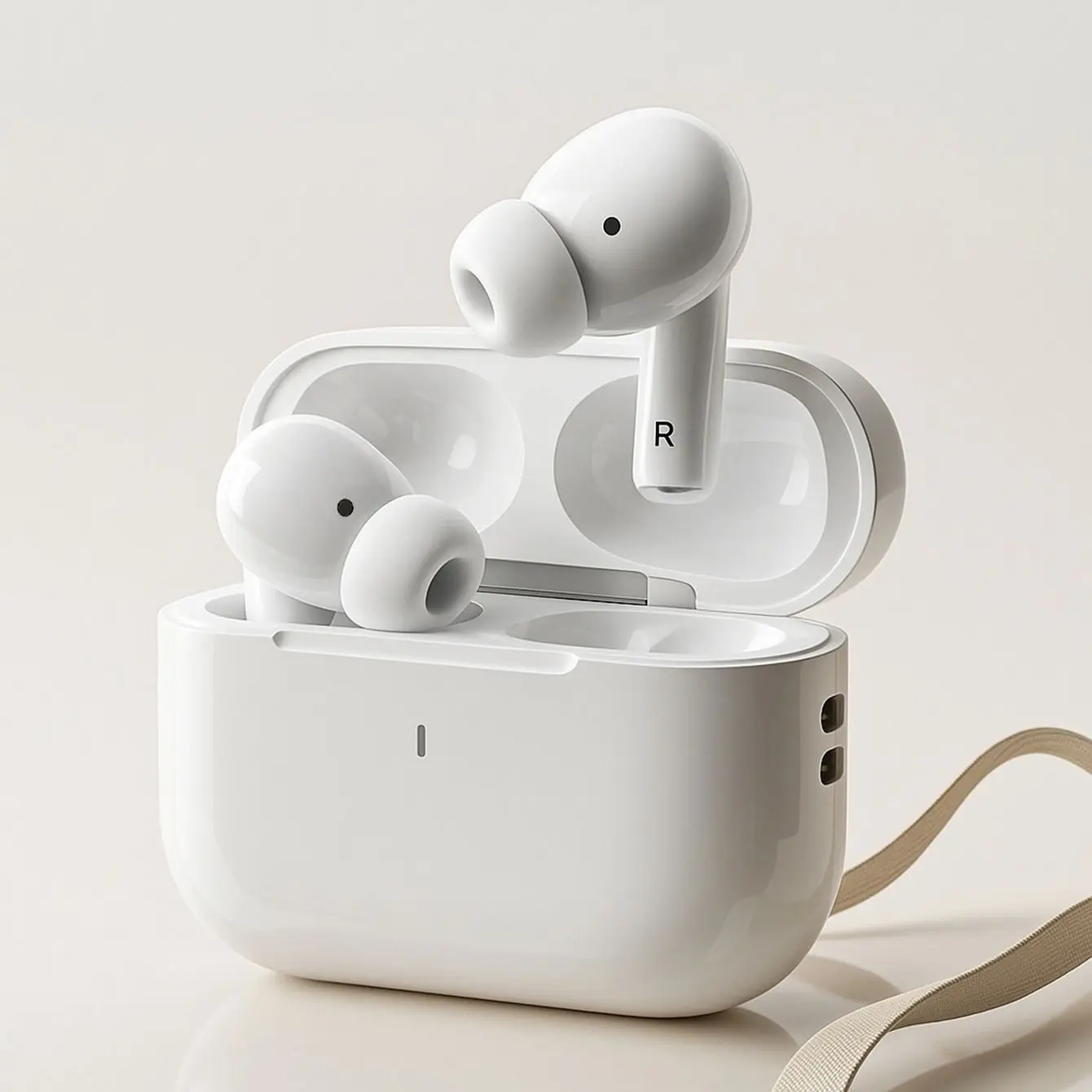 Hi-Fi stereo wireless bluetooth headphones, stylish wireless in-ear headphones, adaptable to various ear shapes, Type-C fast charging, long battery life, Audio Earbuds, Wireless Rechargeable Earbuds