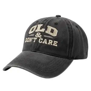 Too Old To Care Wash Hat Perfect Gift For Dad Low Profile Dad Hat Pigment Dyed