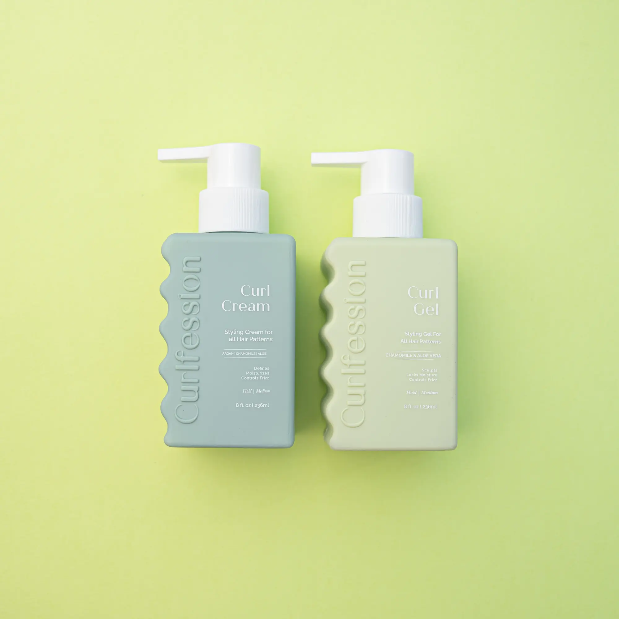 Hydrating Curl Bundle: Curl Cream & Curl Gel (Paraben and Sulfate Free)