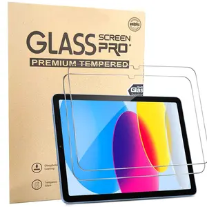 2pcs 9h Ultra Clear Tempered Glass Tablet Screen Protector for iPad Pro 13-Inch M4/m5 & Air 13-Inch Air6/air7, Anti-Scratch, Shatter-Resistant, Case Friendly, Accessories