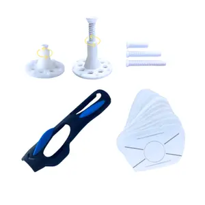 Full Driving Range Value Pack                - Grip Trainer Aid x1, 2 Adjustable Range Tees, 100 Driver Impact Tapes, 3 Extra Twist Tees for Adjustable Range Tees Training Aids Driver Practice