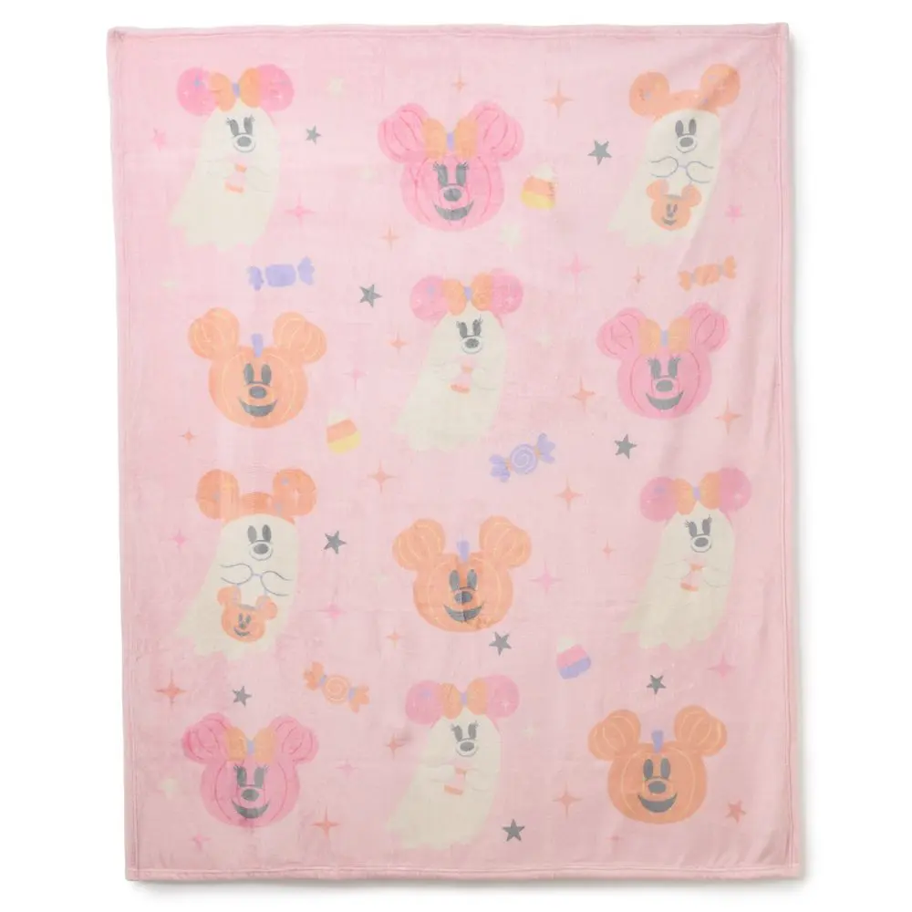 Disney Store Mickey and Minnie Mouse Cutie Ghost Throw