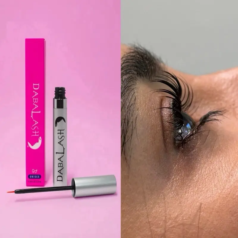 DABALASH Dual-Action Formula Eyelash & Brow Strengthener Serum - Daily Tube Treatment with Water, Ceramides, Natural Minerals, Paraben-Free, Cruelty-Free, ISO-Certified, Fast-Acting for All Skin Types, Visible Growth in 3-6 Weeks