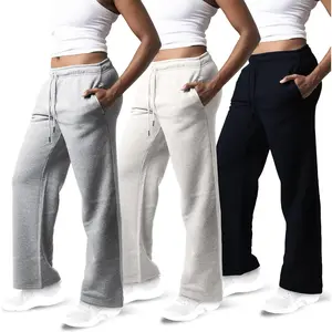 3 Pack Sweatpants Women, Wide Leg Womens Sweatpants, Workout - Yoga Pants (Available in Plus)
