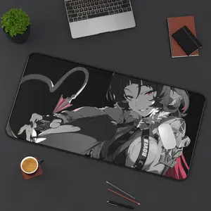 [New Anime Gear - Sale Up To 35%] Zenless Zone Zero Jane Doe Desk Mat, ZZZ Agent Panel Extended Mouse Pad, Stylish Anime Desk Setup Decor
