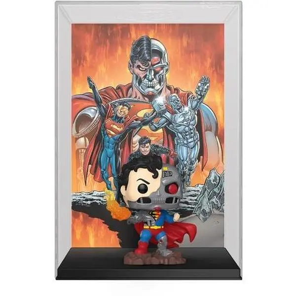 Funko Pop! Comic Cover - DC Cyborg Superman Collectible Vinyl Figurine/Statue, Collectible Figures