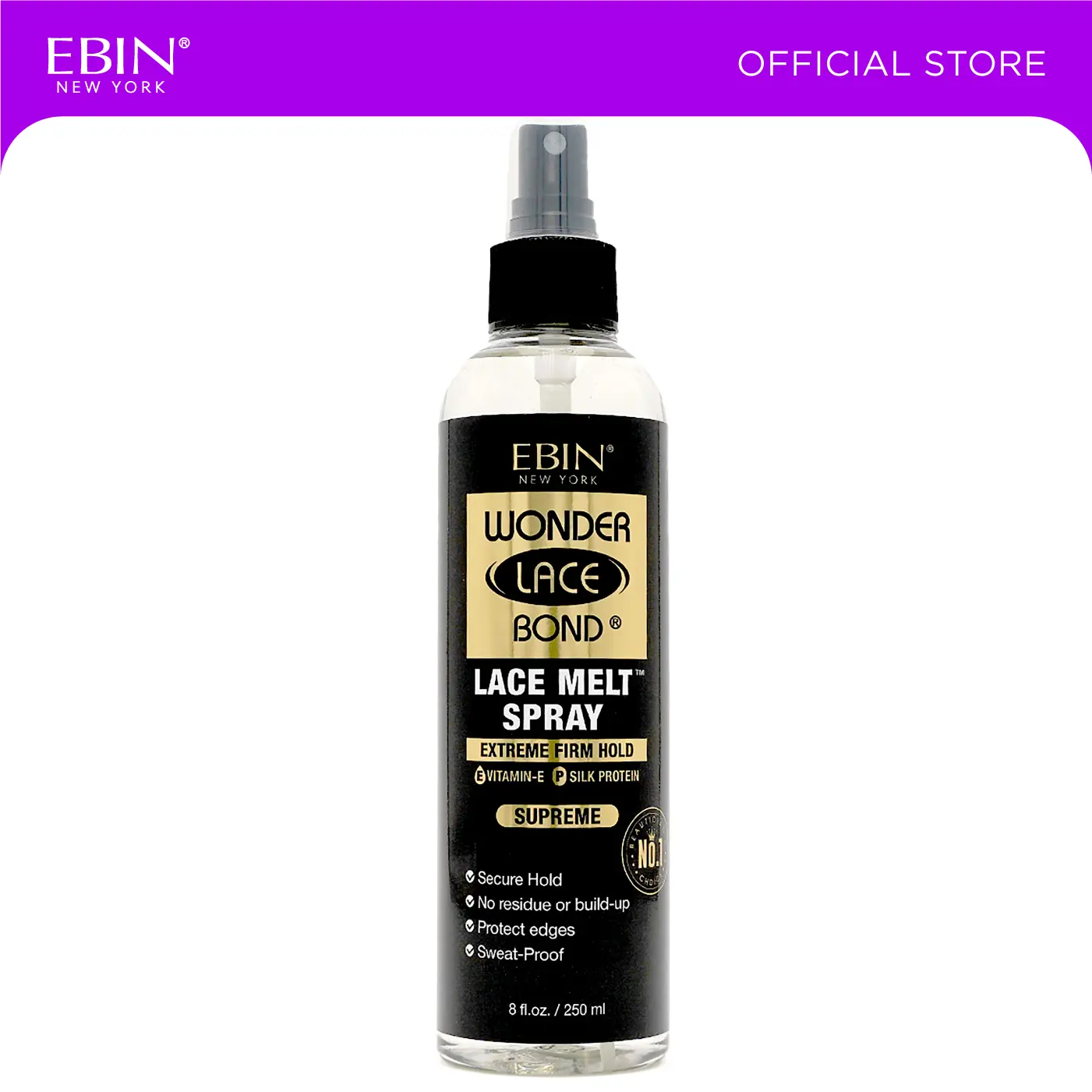 EBIN Wonder Lace Bond Lace Melt Spray | Lace Melt, Flawless Wig Install