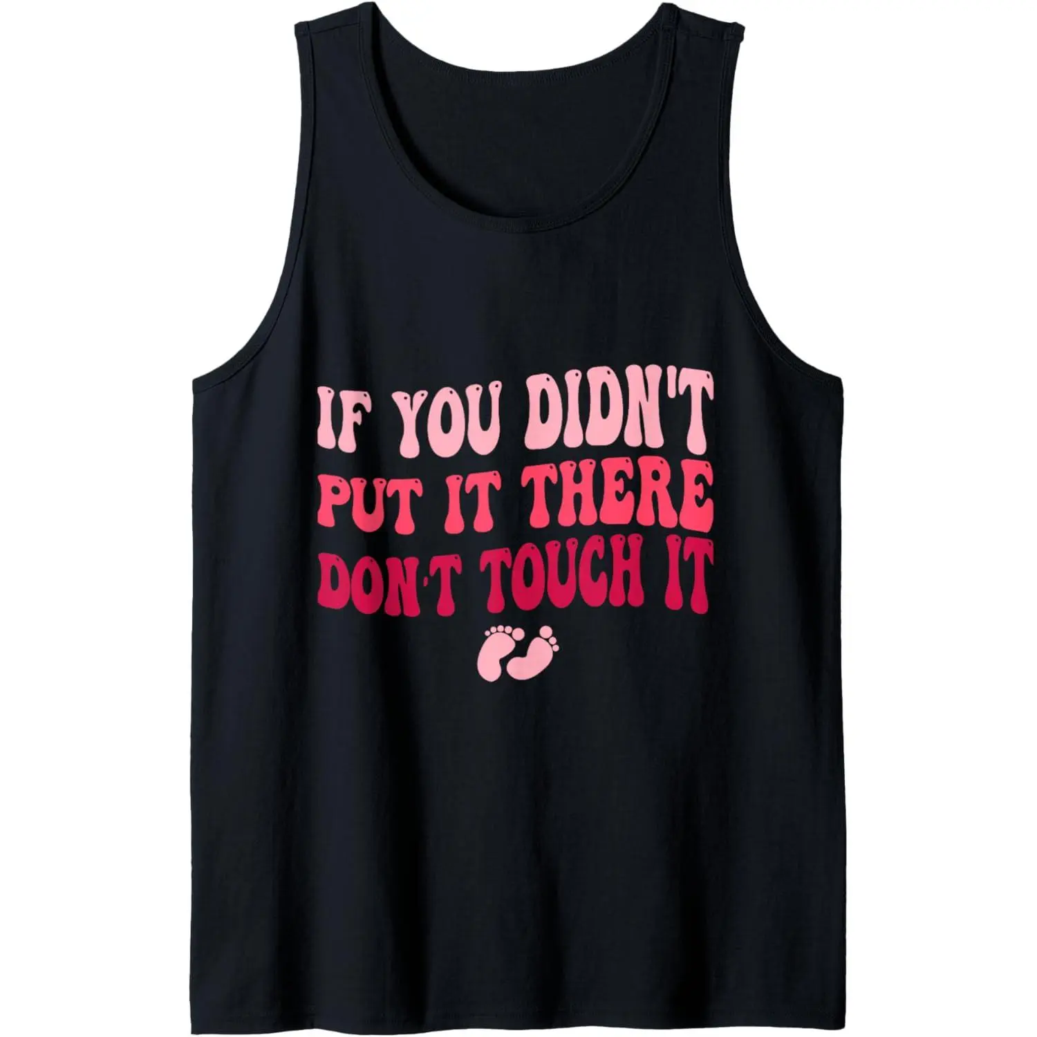 Funny Pregnancy Tank Top - Smooth, Sleeveless, Casual Sports Top for Fitness, Gym (Sports & Outdoor Clothing), Workout, Sporty Sports Tops