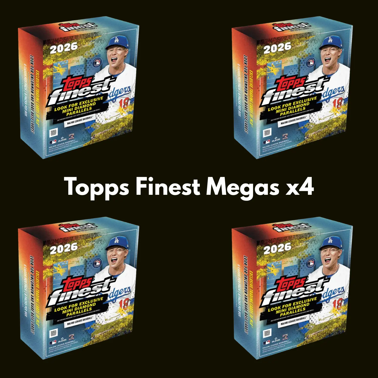 Break #443 ***NeW*** 2025 Topps Finest Mega 4x box - PYT