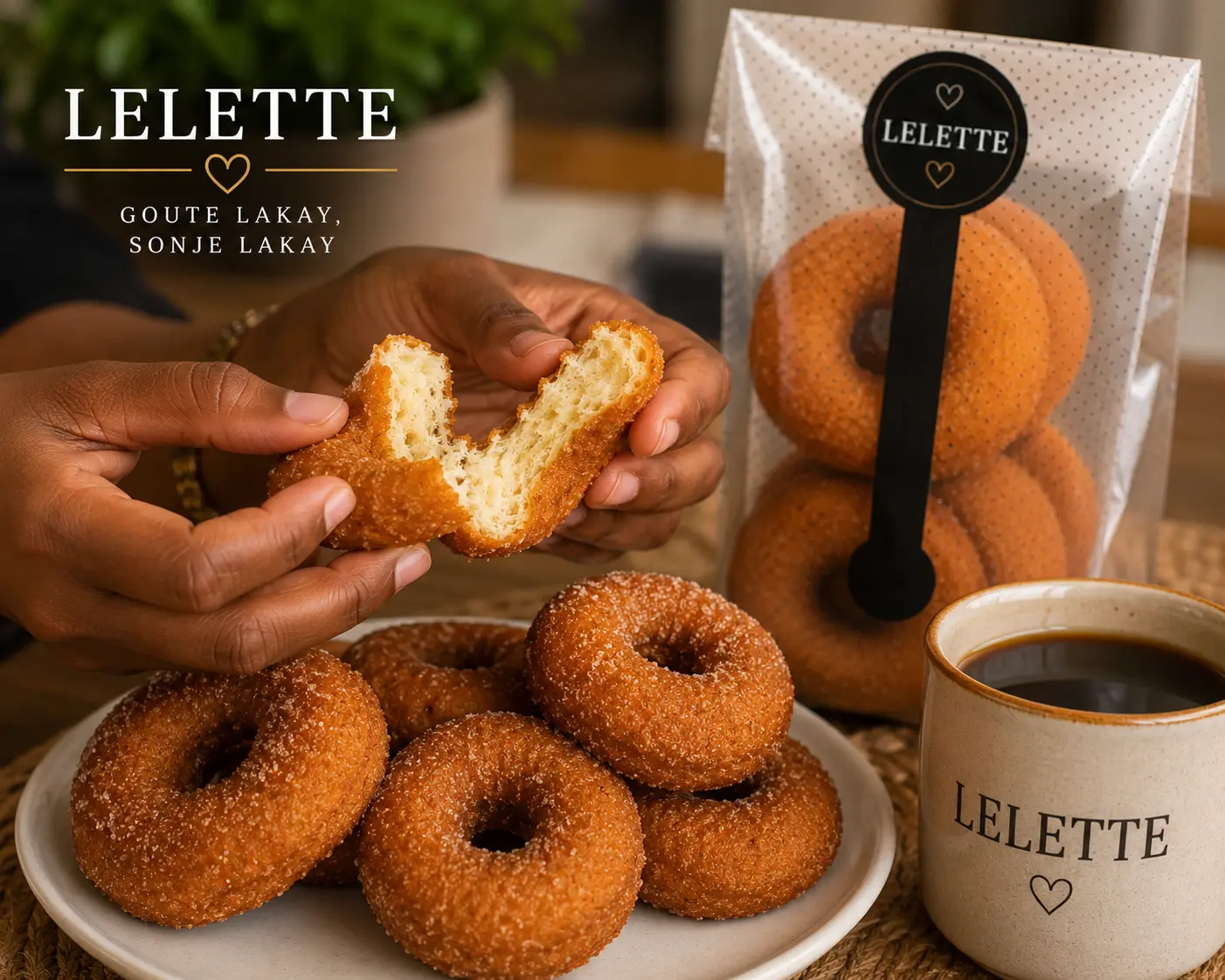 LELETTE Kokiyòl – Handmade Haitian Fried Donuts