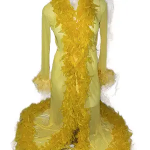 Flowy Boudior Feather Robe