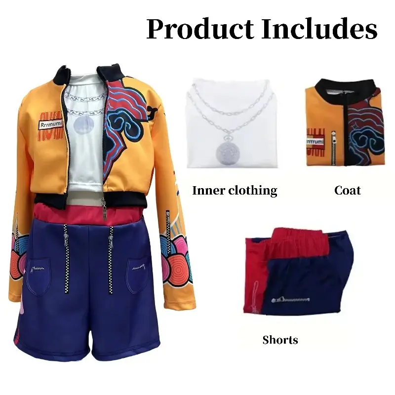 Girls Costume Zoey Mira Cosplay KPop Singers Womens Halloween Outfits with Accessories