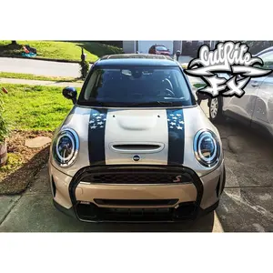 Mini Cooper Stars Hood Stripes