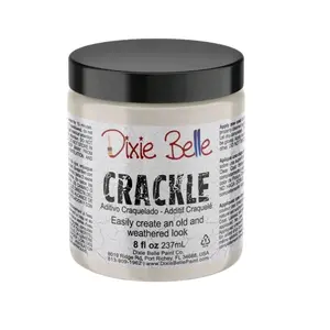 Dixie Belle Paint Company Crackle Medium 8 fl oz (237 mL) - Easily Create Old and Weathered Look with Dixie Belle Art and Crackle Technique