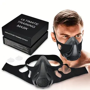High Altitude Mask, Training Workout Mask to Improve Lung Capacity, Breathing Resistance Fitness Mask to Upgrade Endurance for Running, Cardio, Cycling, Gym, Respirator Mask, Outdoor Sports Mask
