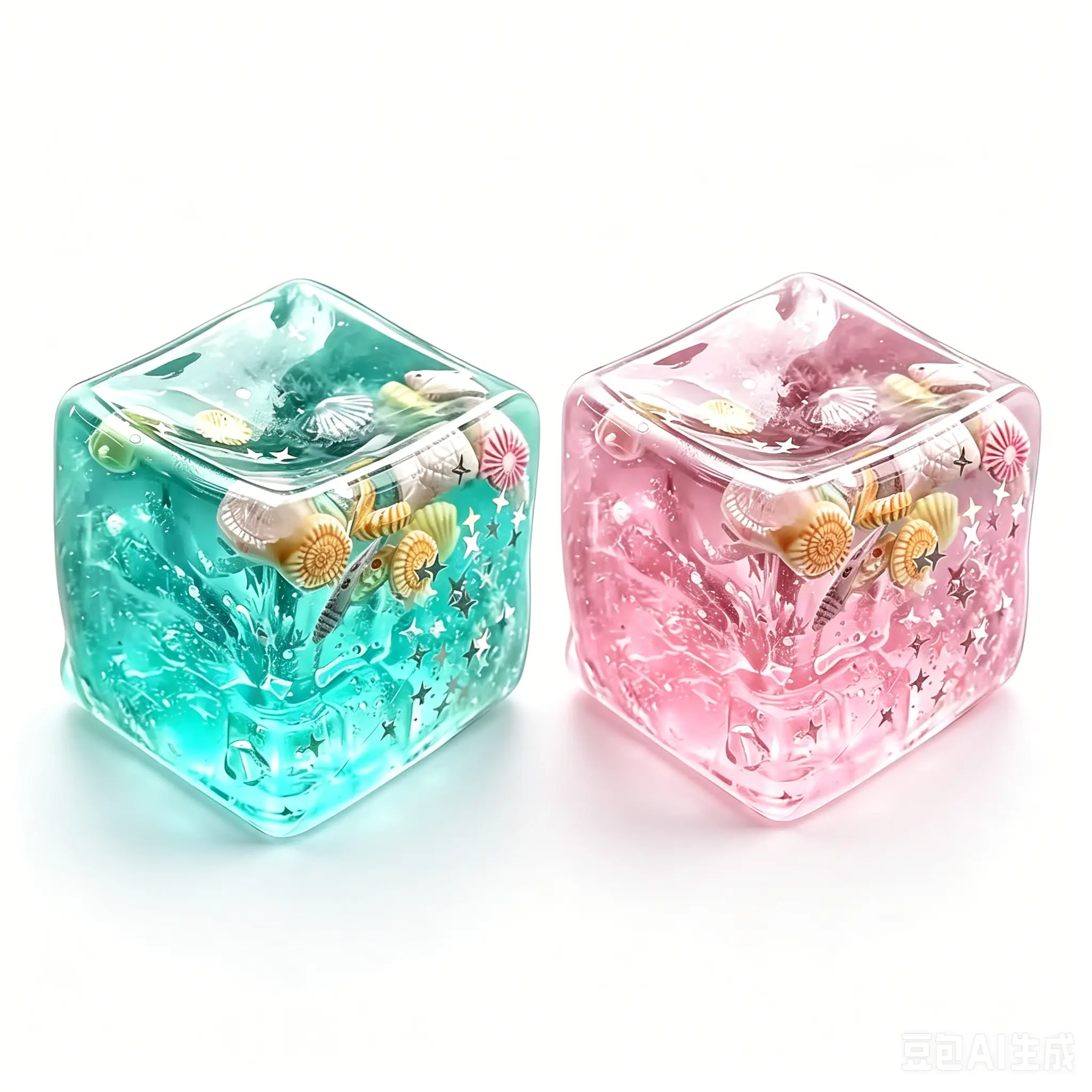 Stress Cube Sensory Fidget Toys for Anxiety Stress Relief, Slow Rising Fidget Cube Squeeze Toys, Squishy Cube Filled with Thick Substance, Ice Cube Stress Balls for Adults Kids birthday party favor gift stretchy play summer essential realistic rubik