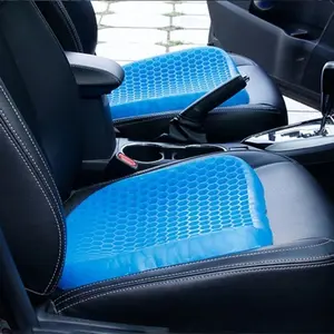 Breathable Gel Seat Cushion Summer Ice Pad - Car Seat Cushion & Office Chair Cool Pad, Heat Relief Gel Cushion for Driving Working, Universal Cooling Seat Pad