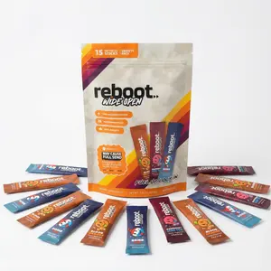 Reboot Wide Open Energy Drink Mix Variety Pack | 15 Servings | Brain & Body Support: Creatine Monohydrate, L-Theanine, L-Tyrosine, Alpha-GPC