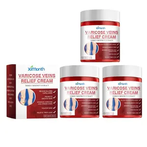 Varicose Vein Relief Cream with Horse Chestnut & Rosemary, Soothing Formula to Minimize Spider Veins, Improve Circulation & Restore Skin Radiance for Legs, 80g
