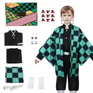 Kids' Japanese Anime Style Cosplay Costume Set, Perfect for Halloween and Role-Playing, Unisex Outfit for Boys and Girls