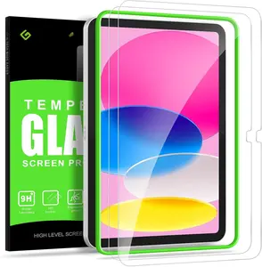 Screen Protector for iPad A16 11th Generation 2025 (11-inch) / 10th Generation 2022 (10.9-inch),Auto-Alignment Frame, Anti-Scratch, HD Clarity, Tempered Glass Film [2-Pack]